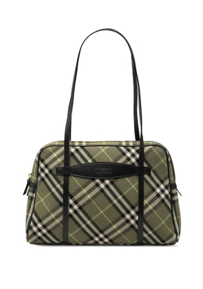 Burberry Pre-Owned 2000-2015 Nova Check Canvas shoulder bag - Green