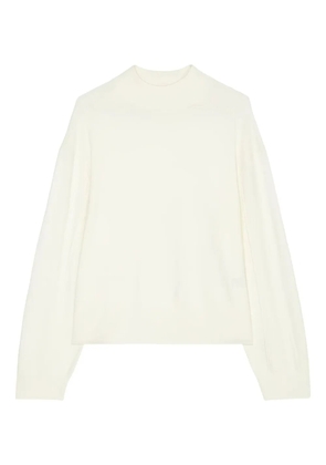 Marc O'Polo mock-neck knitted sweater - White
