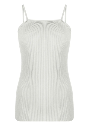 Low Classic halterneck ribbed tank top - Green