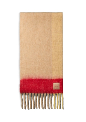 Calvin Klein fringed scarf - Neutrals