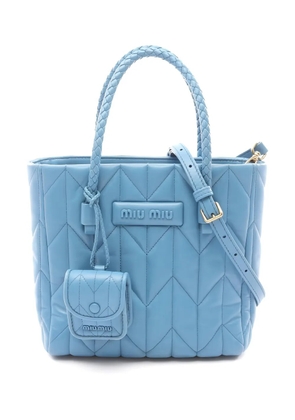 Miu Miu Pre-Owned 2010s Trapuntat handbag - Blue