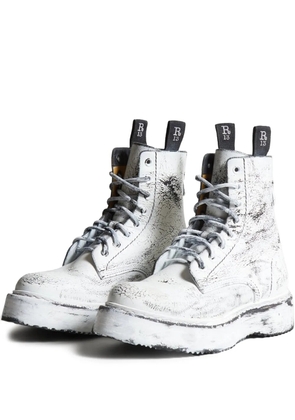 R13 Single Stack boots - White