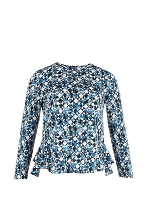 Diane Von Furstenberg Vintage printed blouse - White