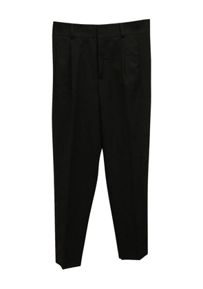 Saint Laurent Pre-Owned single-pleat tailored trousers - Black