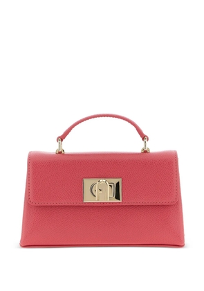 Furla mini 1927 leather tote bag - Pink