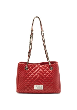 Carolina Herrera Vintage quilted chain tote bag - Red