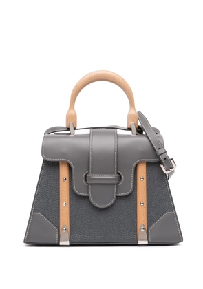 Goyard Pre-Owned 2018 Leather Saigon Structured MM satchel - Grey