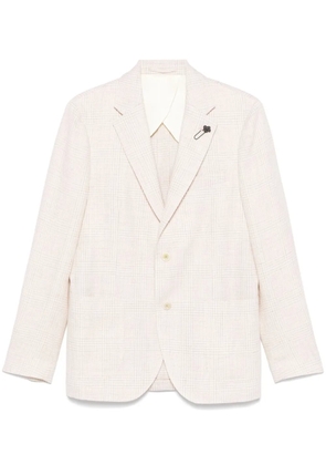 Lardini checked blazer - White
