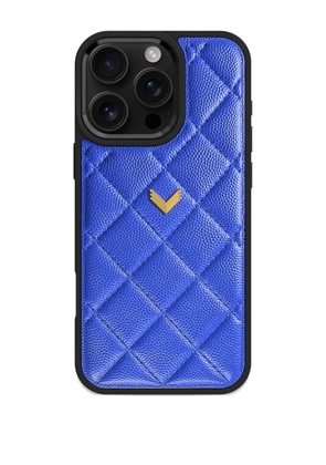 VELANTE leather iPhone 16 Pro Max phone case - Blue