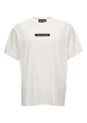 Versace Jeans Couture embroidered-logo T-shirt - White