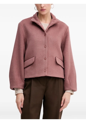 Hoss Intropia Federica high-neck jacket - Pink