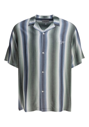 Carhartt WIP Dashner striped embroidered-logo shirt - Blue