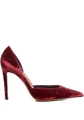 Alexandre Vauthier 105mm pointed toe stiletto pumps - Red