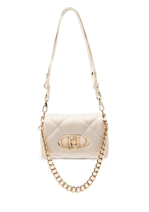 LIU JO LaPuffy monogram shoulder bag - White