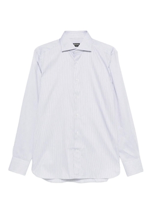 Zegna striped shirt - Blue