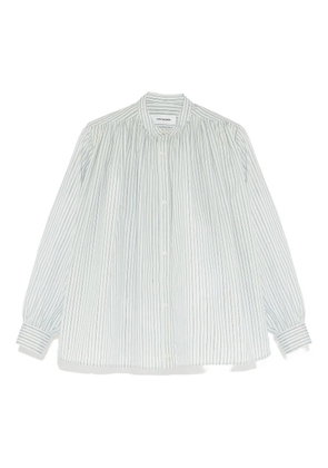Yves Salomon striped shirt - White