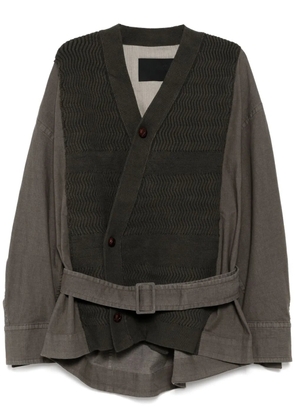 CROQUIS V-neck jacket - Grey