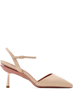 vice versa pointed-toe slingback pumps - Neutrals