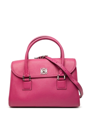 Loewe Pre-Owned 2012 Leather Alamo 28 satchel - Pink