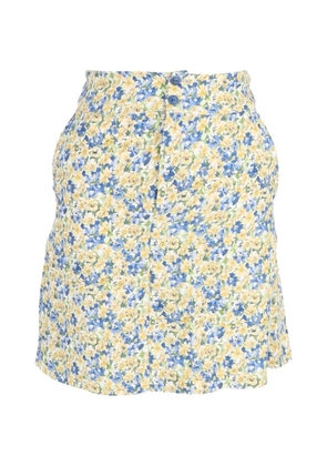 A.P.C. floral-print skirt - Yellow