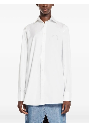 E.L.V DENIM collared alice shirt - White