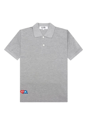 Comme Des Garçons Play cotton polo top - Grey