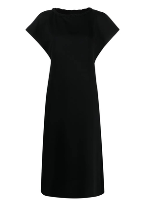 Viktor & Rolf braided-collar A-line dress - Black