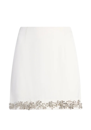 Cinq A Sept tumbling flowers adona skirt - White