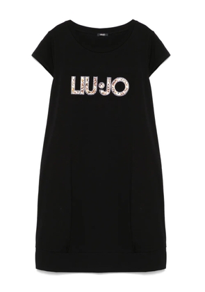 LIU JO logo-embellished mini dress - Black