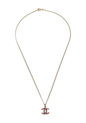 CHANEL Pre-Owned 2004 CC pendant necklace - Gold