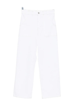 FRAME The Modern Pocket Wide wide-leg jeans - White