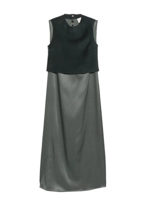 Alysi top-panel dress - Grey