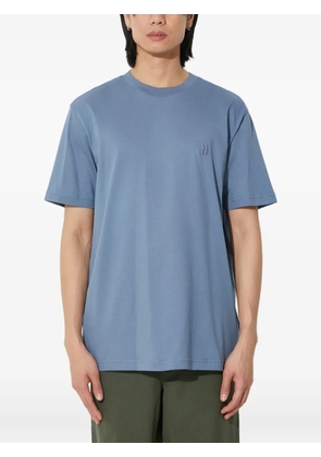 Norse Projects logo-embroidered short-sleeve T-shirt - Blue