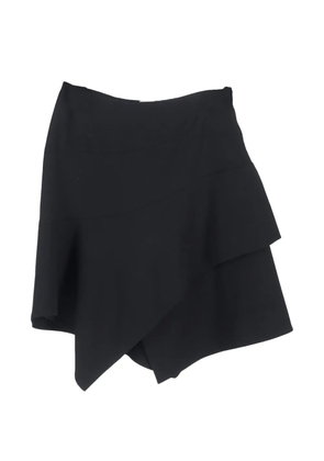 Alaïa Pre-Owned asymmetric mini skirt - Black