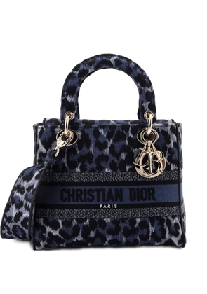 Christian Dior Pre-Owned Lady D-Lite Bag Mizza Embroidered Canvas Medium tote bag - Blue