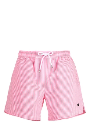 BOSS Velvetfish striped swim shorts - Pink