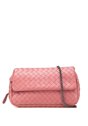 Bottega Veneta Pre-Owned 2012-2025 Mini Nappa Intrecciato Expandable Chain crossbody bag - Pink