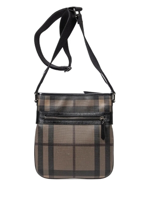 Burberry Pre-Owned check-pattern shoulder bag - Brown