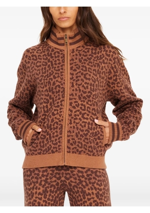 The Upside Malawi Margot animal-print sweater - Brown