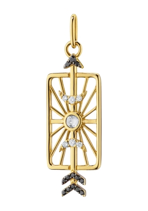 MONICA RICH KOSANN 18K yellow gold Shoot For The Moon diamond charm