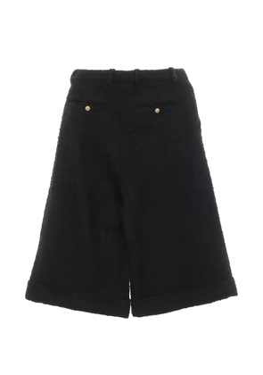 Gucci Pre-Owned 2010s tweed black trousers