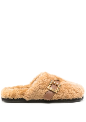 Roberto Festa Marcus shearling slippers - Brown