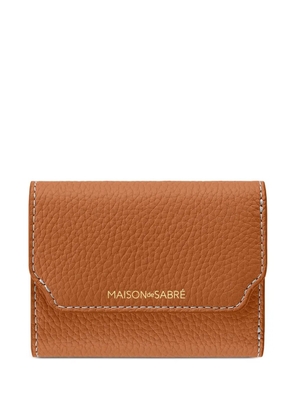 MAISON de SABRÉ Leather Trifold Wallet - Brown