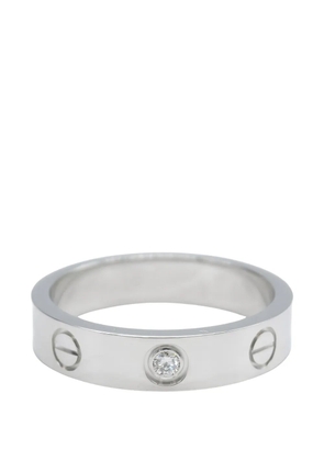 Cartier 2010s mini Love diamond ring - Silver