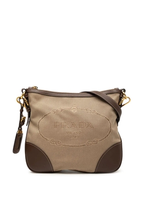 Prada Pre-Owned 2013-2025 Canvas Canapa Logo crossbody bag - Brown