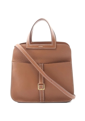 Hermès Pre-Owned 2022 25 Halzan tote bag - Brown