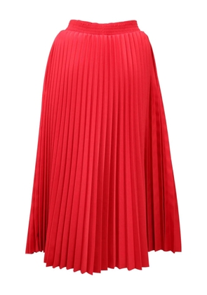 Balenciaga Pre-Owned 830mm midi pleated skirt - Red