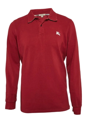 Burberry Pre-Owned 2023 Equestrian Knight-embroidered polo shirt