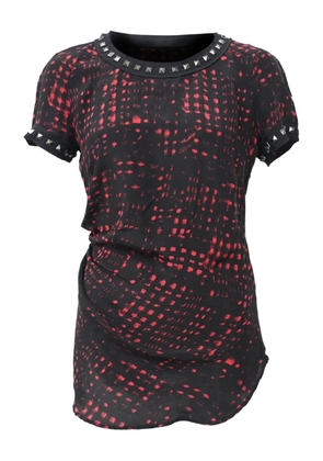 Isabel Marant Vintage studded printed blouse - Black