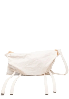 Jan Jan Van Essche front-flap cotton-blend tote bag - Neutrals